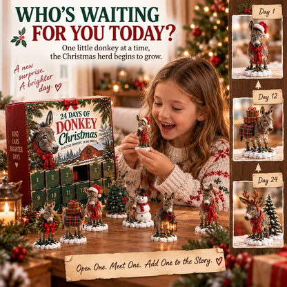 🔥😍 Kind Ears, Brighter Days — 24-Day Donkey Christmas Collection