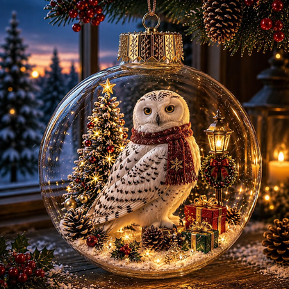 🎁✨ Magical Glass Christmas Ornaments