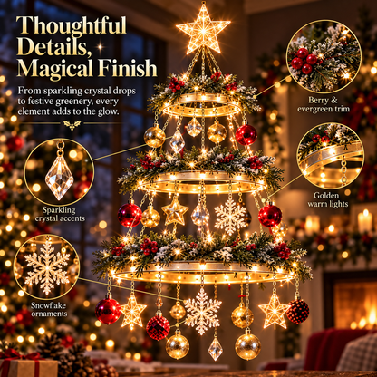 ✨ Holiday Hanging Light – Illuminated Christmas Garden & Porch Décor