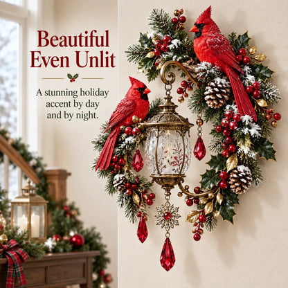 ⭐HOT SALE 49% OFF✨Cardinal Christmas Lantern Glow™ – Lighted Holiday Wall Decor