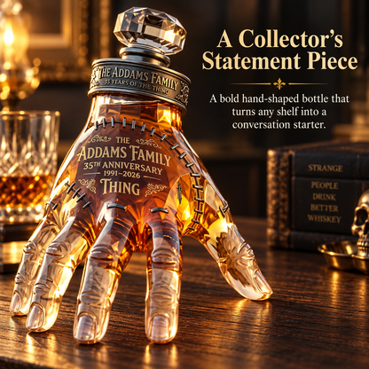The Addams Family 35th Anniversary 'Thing' Whiskey Decanter
