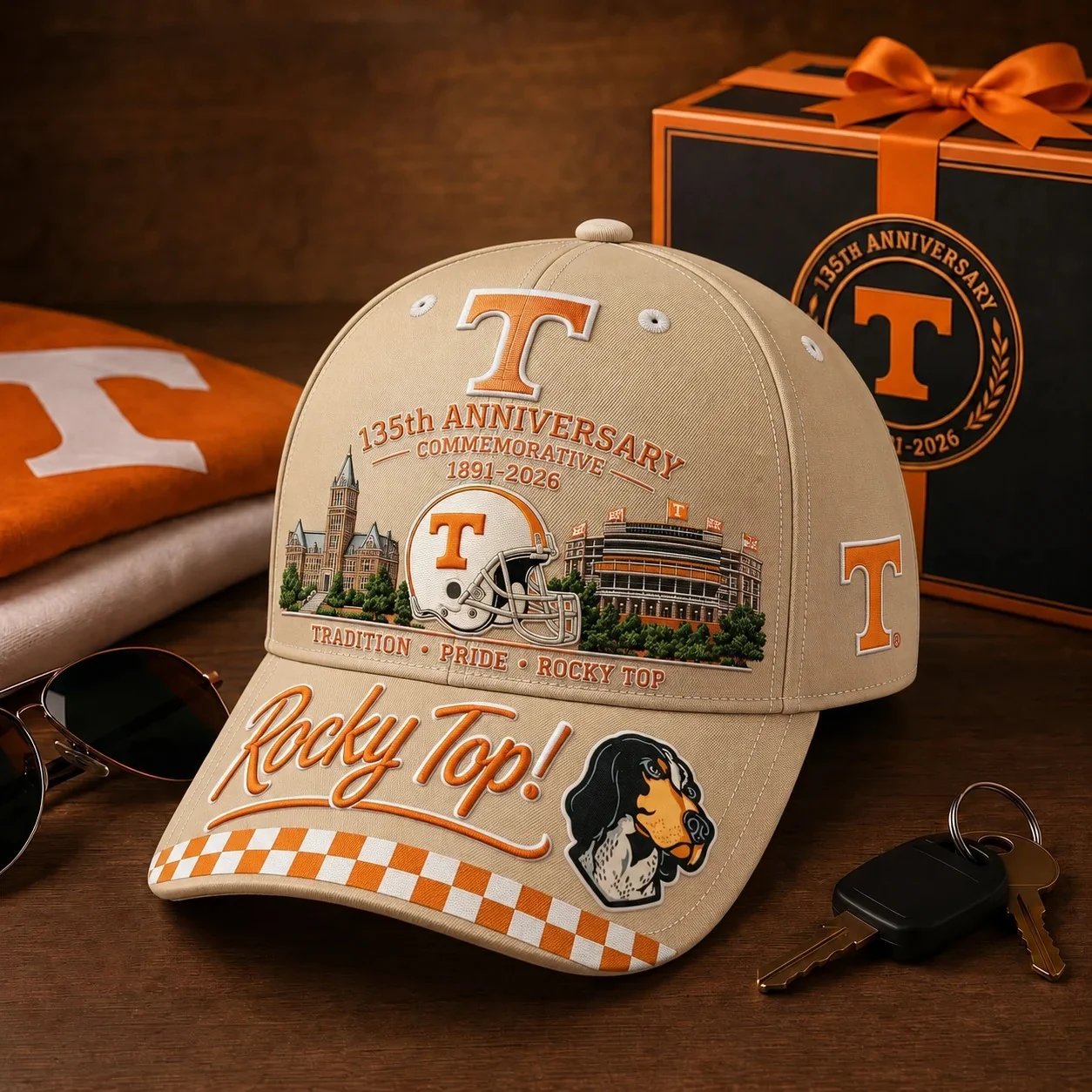 🇺🇸 Last Day Promo: 49% OFF🐶Rocky Top 135th Anniversary Commemorative Cap🏈