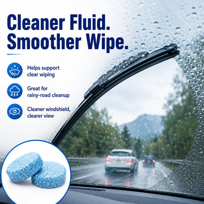🚗💧 Windshield Washer Tablets — Drop, Dissolve & Drive Clear!