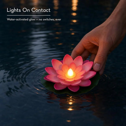 LotusGlow™ Floating Lotus Lights