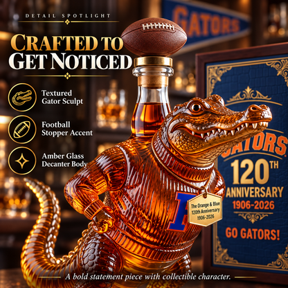 🐊 Gators 120th Anniversary Whiskey Bottle