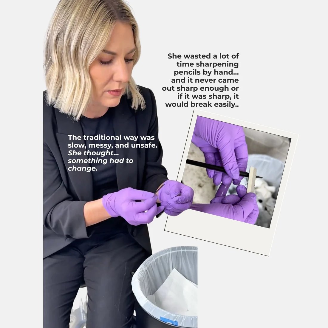 ✨ Precision PMU Pencil Sharpener – Portable Handheld Sharpener for Permanent Makeup Artists