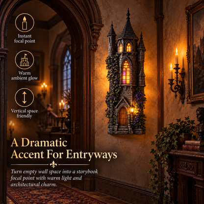 🏰 Gothic Castle Glow Wall Lamp