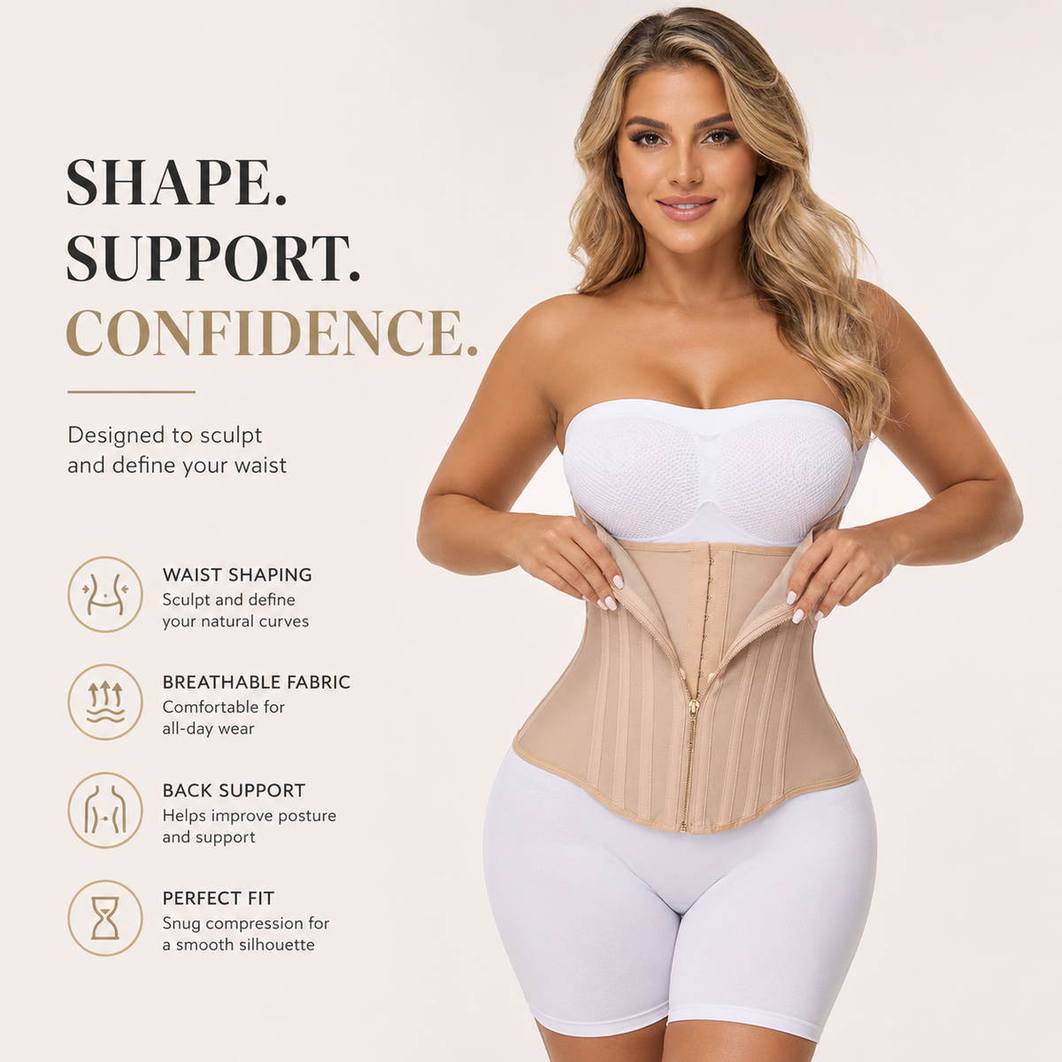 💝Waist Shapewear for Women Corset Sport Workout Belly Band Gym