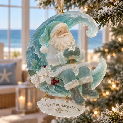 🎄Coastal Santa Christmas Ornament