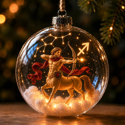 ✨ Lighted Zodiac Christmas Ornament