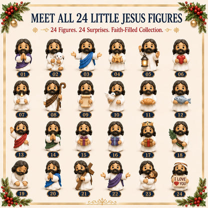 ✝️24 Days of Little Jesus Advent Calendar – 24 Unique Faith-Filled Christmas Surprises✨