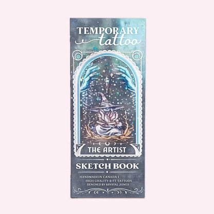 ✨Last Day 49% OFF🎨Temporary Tattoo Sketchbook – Tattoo Design Drawing Book