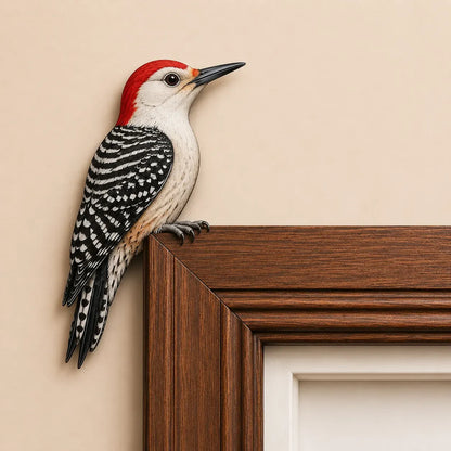 🦉🌿 Watchful Woodland Owl Perch – Charming Doorway & Shelf Corner Decor