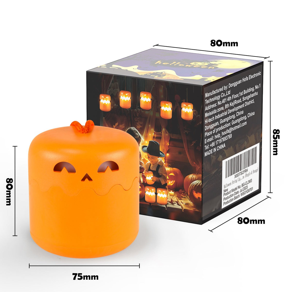 Rechargeable Halloween Pumpkin Lantern Light Collapsible Jack O Lantern🎃
