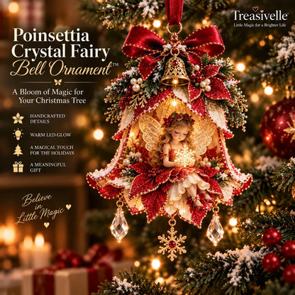 ⏳ Last Day 49% OFF – 🧚 Enchanted Fairy Bell Christmas Ornament™ | 7 Light-Up Floral Designs with Warm LED Glow & Crystal Charms ✨