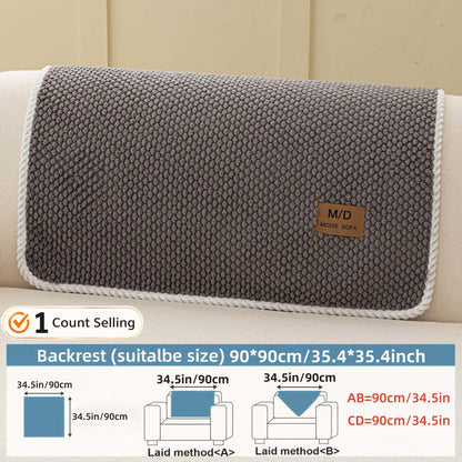 Removable Sofa Cover, Non-Slip Polyester
