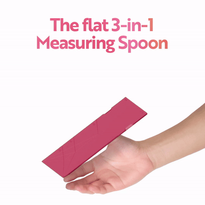 ✨ Fold-Flat Magnetic Measuring Spoons – 2 Spoons, 6 Measurements