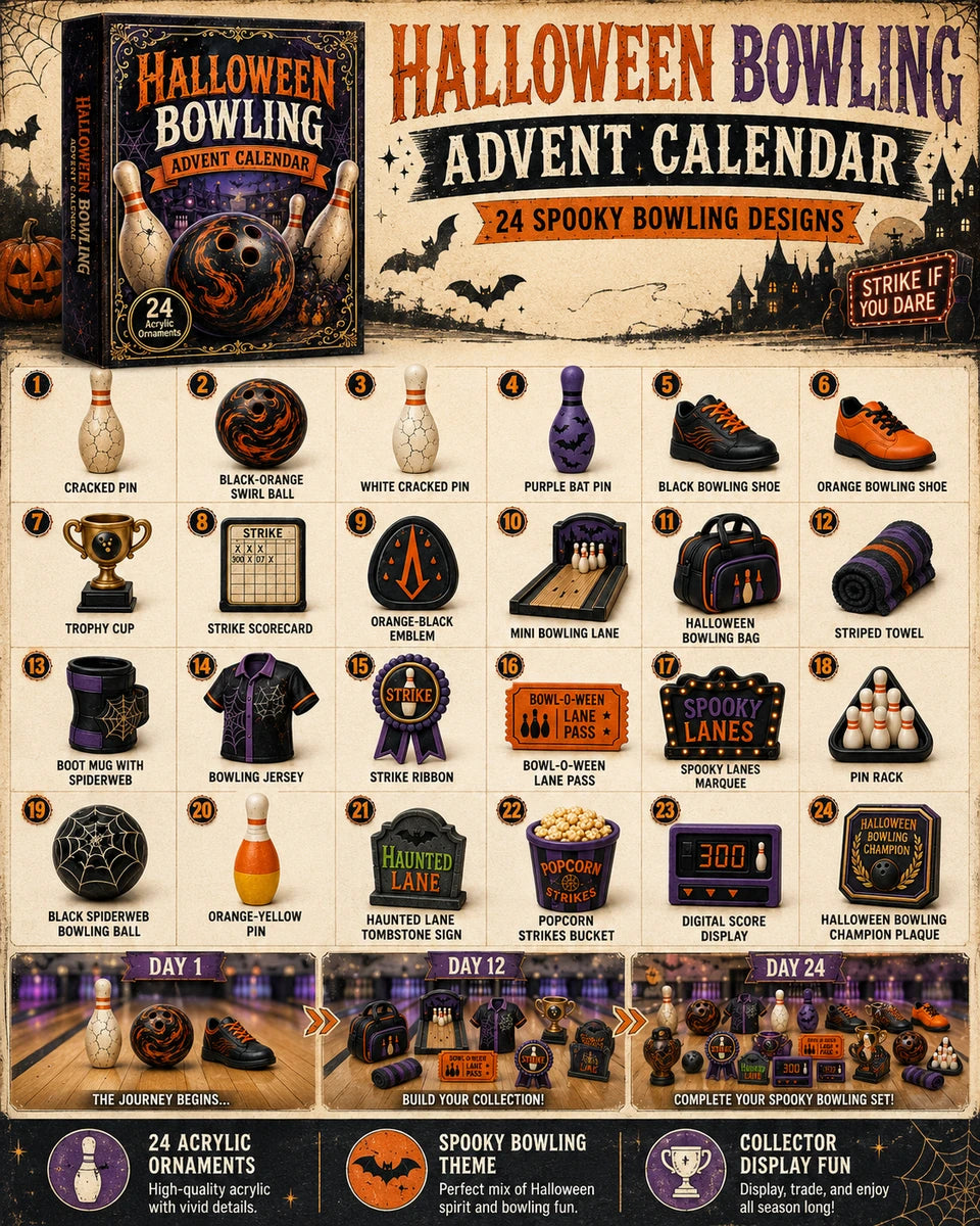 Guide to all 24 Halloween Bowling Advent Calendar collectibles