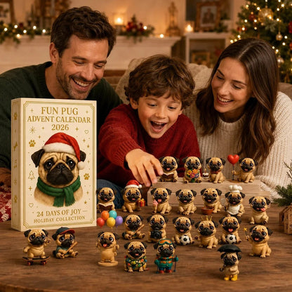2026 Fun Pug Advent Calendar🎄🐶