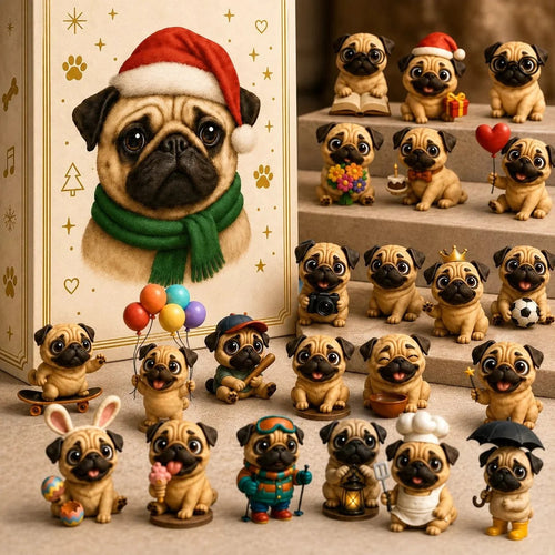 2026 Fun Pug Advent Calendar🎄🐶
