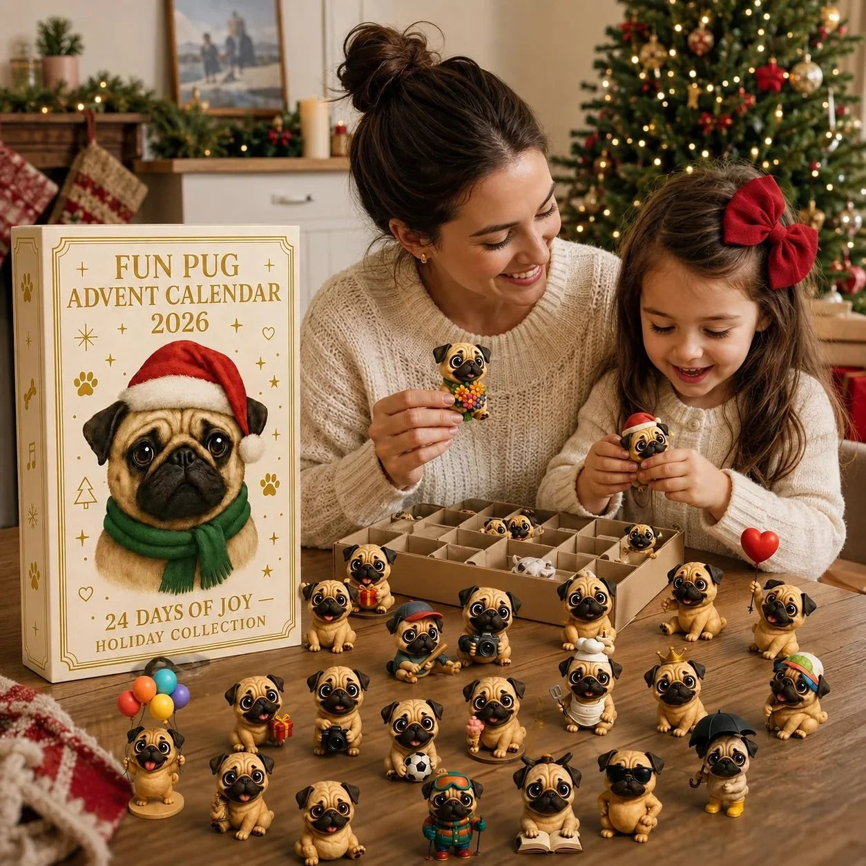 2026 Fun Pug Advent Calendar🎄🐶