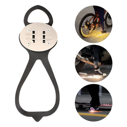 Motorcycle Bicycle Foot Brake Sparking Flint Ground Grinding Shoe Sole Cover