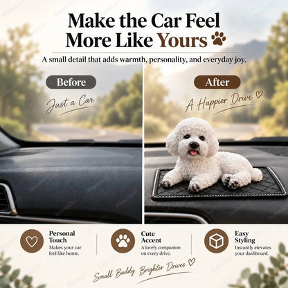 Poodle Car Ornament – The Cutest Dashboard Upgrade 🐶✨
