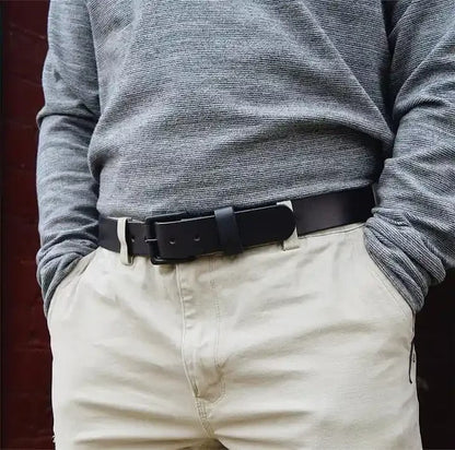 🔥 Handmade Full-Grain Buffalo Leather Belt – Built to Last