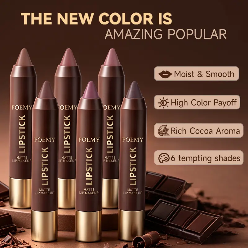 Two in one lip liner and lip color application