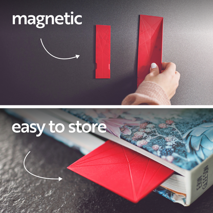 ✨ Fold-Flat Magnetic Measuring Spoons – 2 Spoons, 6 Measurements