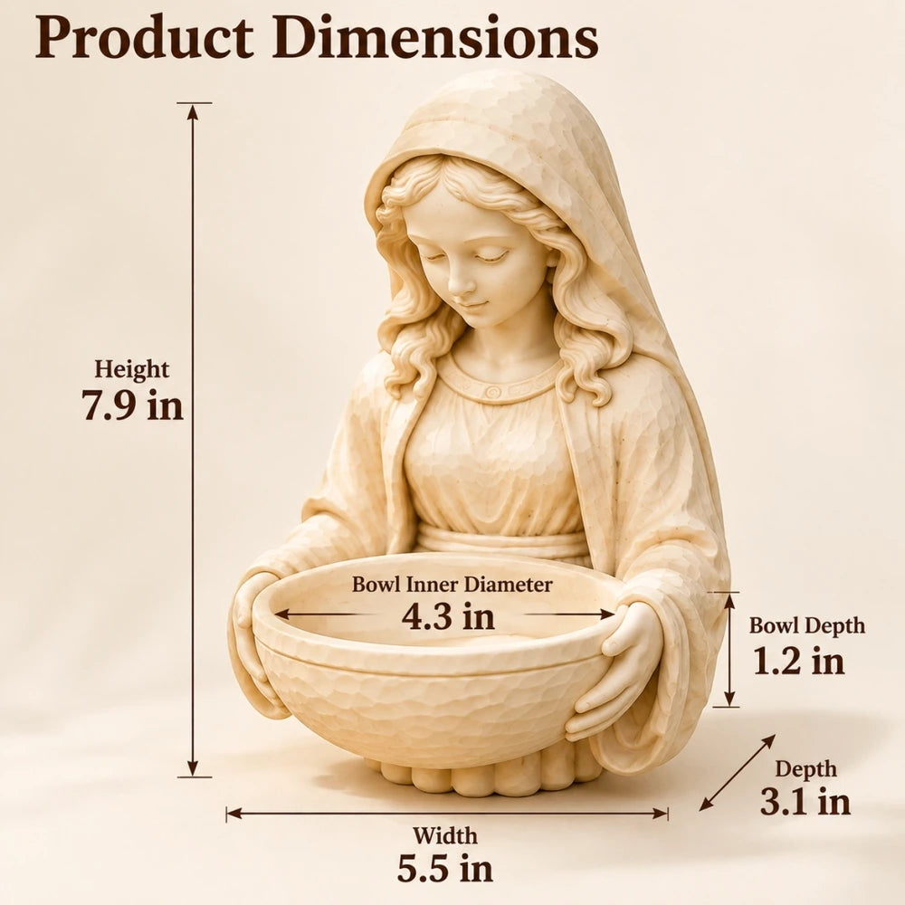 Product measurement diagram showing 7.9 inches tall, 5.5 inches wide, 3.1 inches deep and bowl measurements
