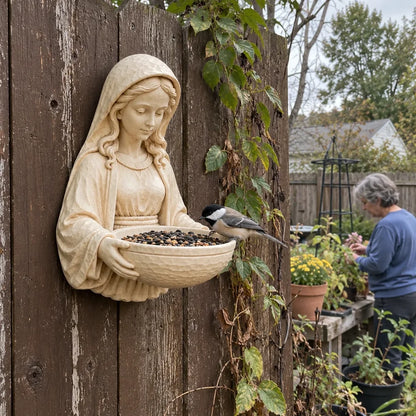 Mary-Inspired Wall Mounted Bird Feeder