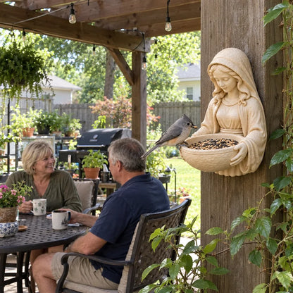 Mary-Inspired Wall Mounted Bird Feeder