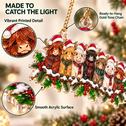 ❄️🌈 Winter Glow Window Charms – 11 Shatterproof Stained-Glass Style Holiday Designs