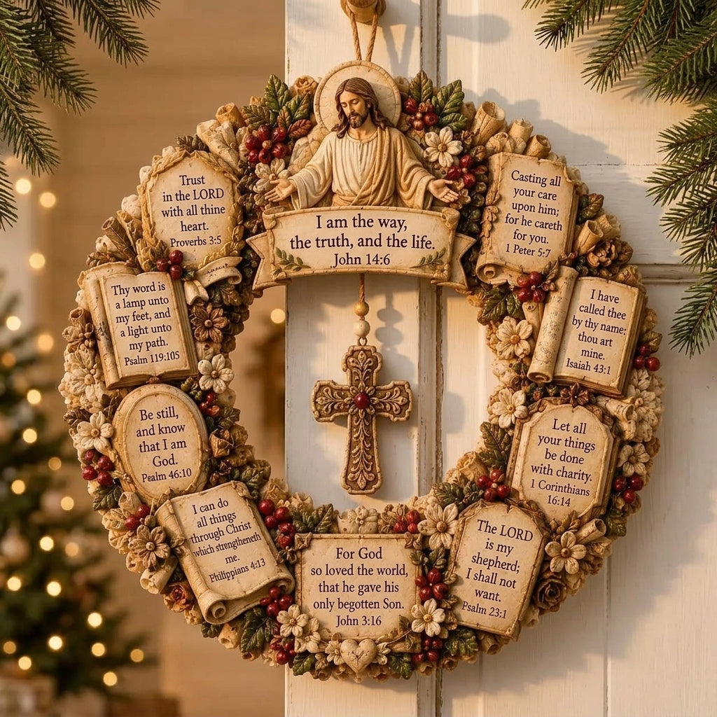 Ordinary Christmas decor compared with angel glow wall decoration