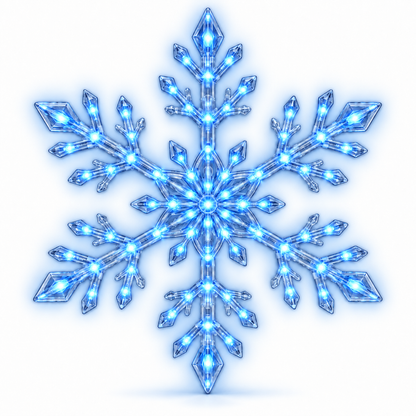 LightFlake™ LED Snowflake Wall Set