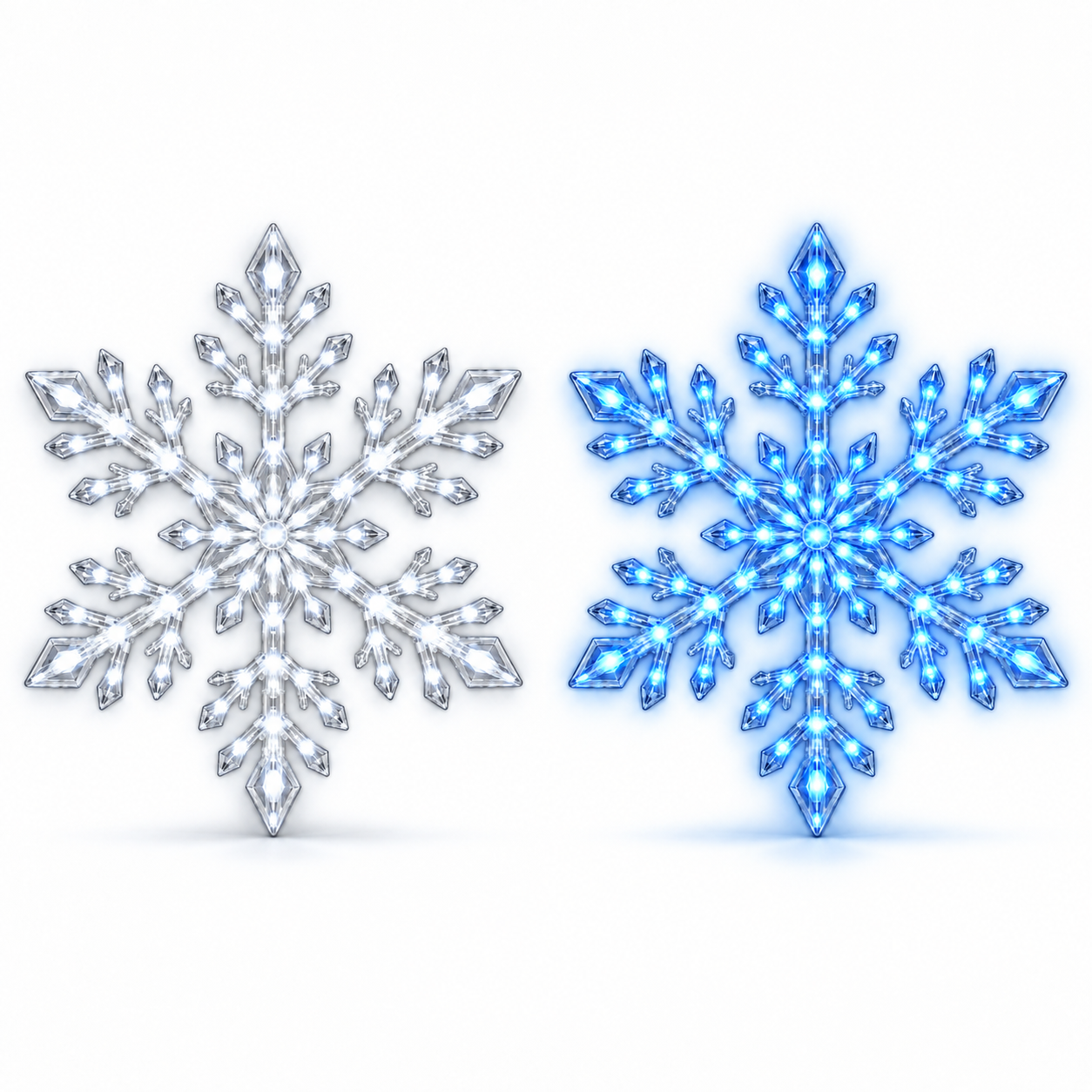 LightFlake™ LED Snowflake Wall Set