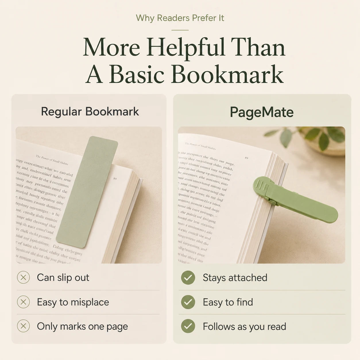Comparison between a regular bookmark and PageMate