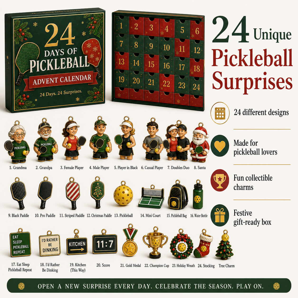24 unique pickleball surprise designs
