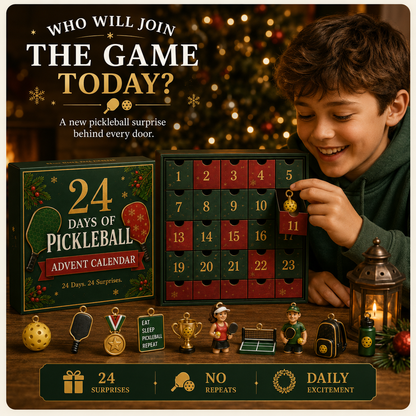 🏓🎄 24 Days of Pickleball Christmas Advent Calendar – 24 Collectible Surprises for Pickleball Lovers