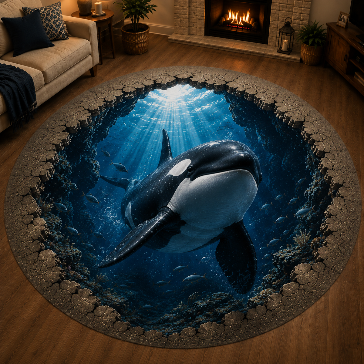 ✨🌊A Realistic 3D Ocean World Beneath Your Feet