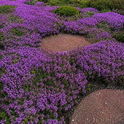 purple creeping thyme seeds