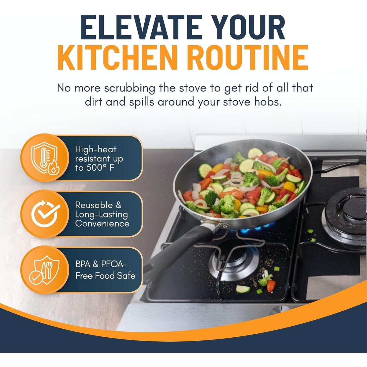 Benefits of reusable gas stove burner liners