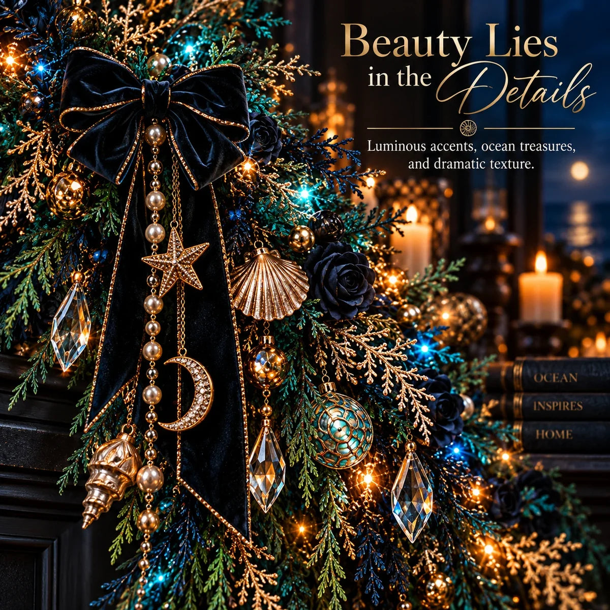 Close-up of Sea Witch Garland details