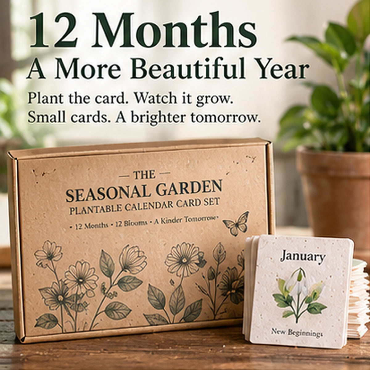 ✨Early Holiday Sale 45% OFF🌱 Timeless Seed Calendar 2027 | A Year of Growing Joy