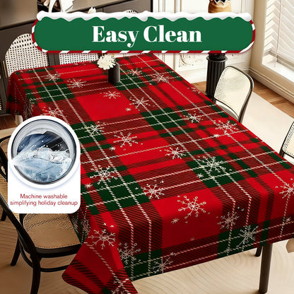 🎄✨ Festive Christmas Tablecloth Collection – Elegant Holiday Patterns for a Warm & Beautiful Table