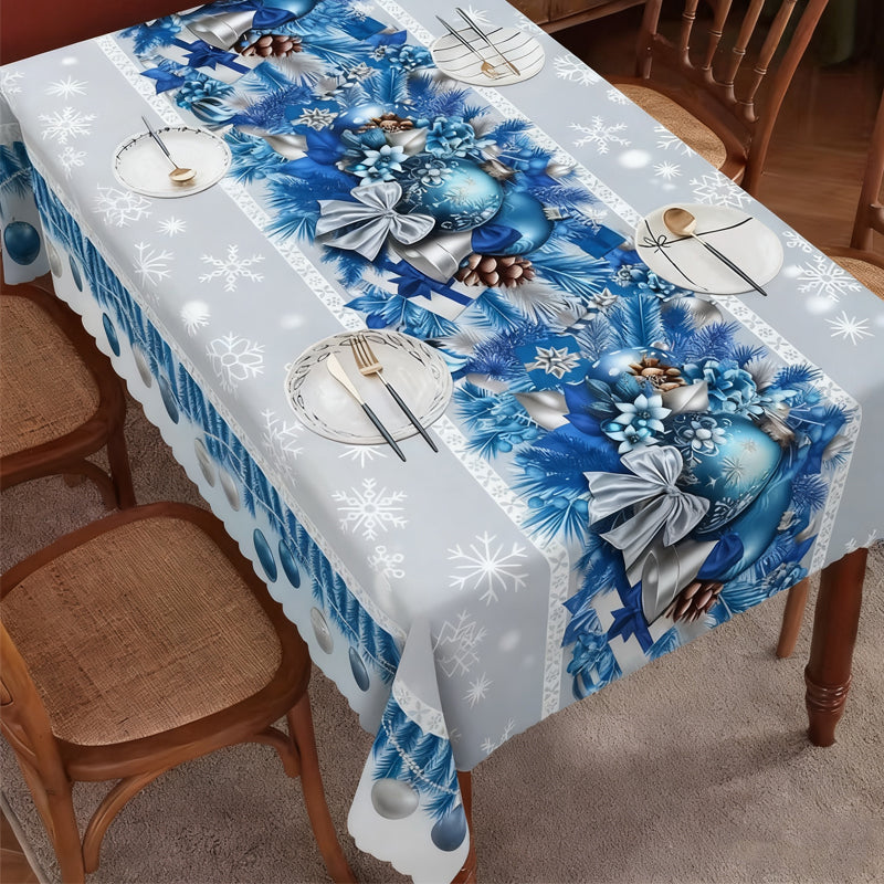 🎄✨ Festive Christmas Tablecloth Collection – Elegant Holiday Patterns for a Warm & Beautiful Table