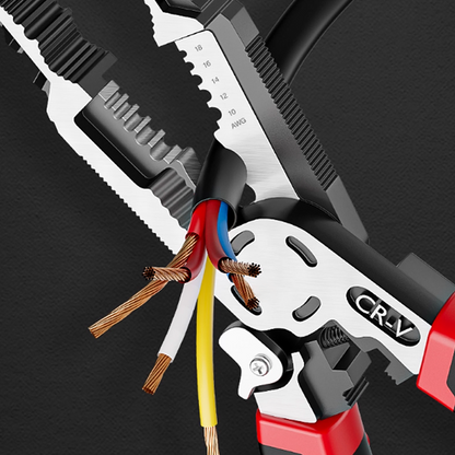 🔧 Multi-Function Wire Repair Pliers – Cut, Strip, Crimp & Twist in One Tool
