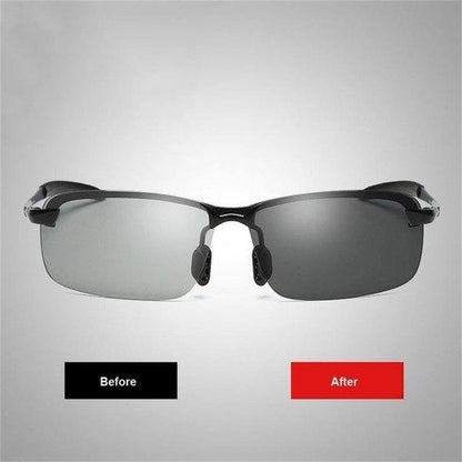 🕶️🚗 2026 Day & Night Photochromic Polarized Sunglasses with Anti-Glare Polarized Lenses