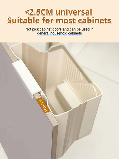 🛒🥬Foldable kitchen hanging trash can